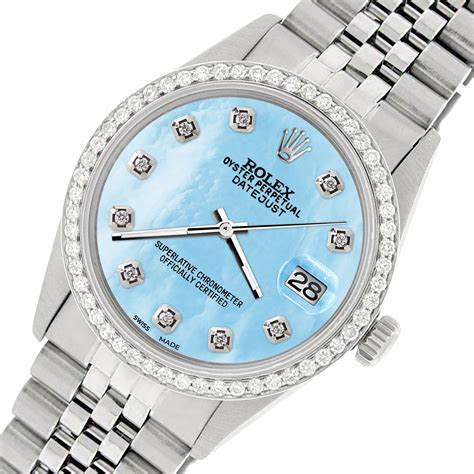 baby blue rolex